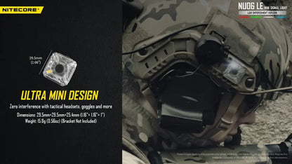 Lampe de Signalisation Nitecore NU06 LE – 15 Lumens  NYCTALOPE  