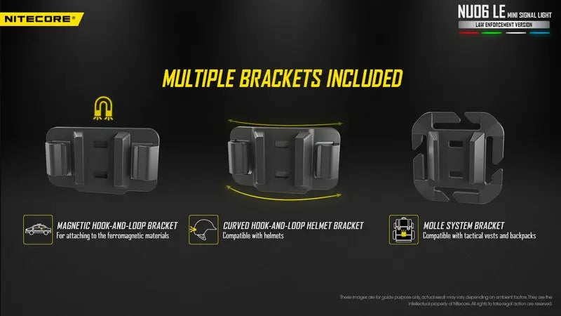 Lampe de Signalisation Nitecore NU06 LE – 15 Lumens  NYCTALOPE  