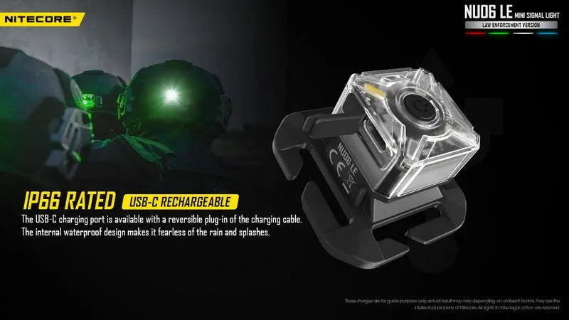 Lampe de Signalisation Nitecore NU06 LE – 15 Lumens  NYCTALOPE  