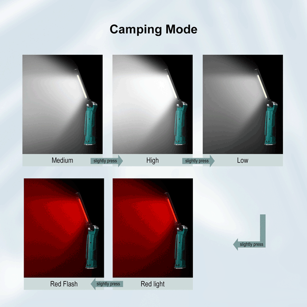 Lampe de Travail Klarus WL1 - 550 Lumens - Rechargeable  NYCTALOPE  