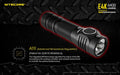 Lampe de poche Nitecore E4K - 4400 Lumens  NYCTALOPE  