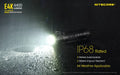 Lampe de poche Nitecore E4K - 4400 Lumens  NYCTALOPE  