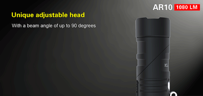 Lampe torche Klarus AR10 – 1080 Lumens - NYCTALOPE