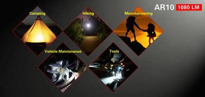 Lampe torche Klarus AR10 – 1080 Lumens - NYCTALOPE