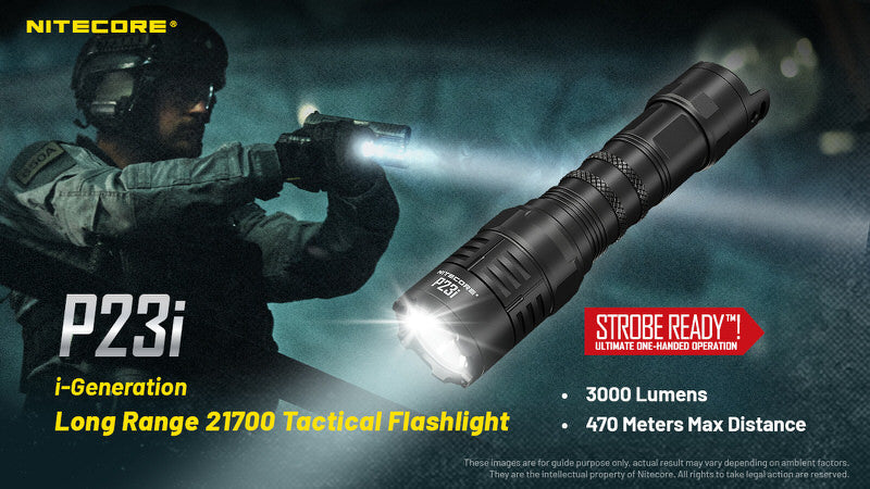 Lampe Torche Nitecore P23i – 3000 Lumens  NYCTALOPE  