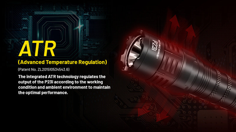 Lampe Torche Nitecore P23i – 3000 Lumens  NYCTALOPE  