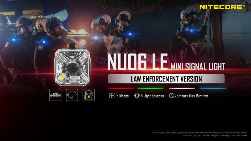 Lampe de Signalisation Nitecore NU06 LE – 15 Lumens