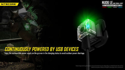 Lampe de Signalisation Nitecore NU06 LE – 15 Lumens  NYCTALOPE  