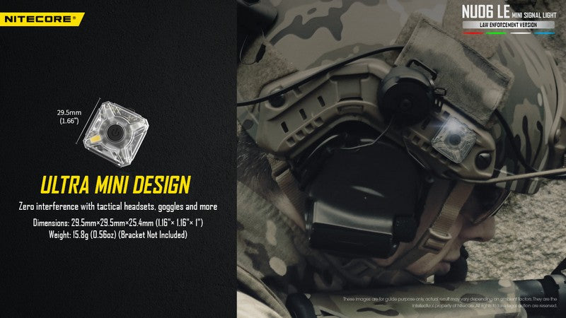 Lampe de Signalisation Nitecore NU06 LE – 15 Lumens  NYCTALOPE  