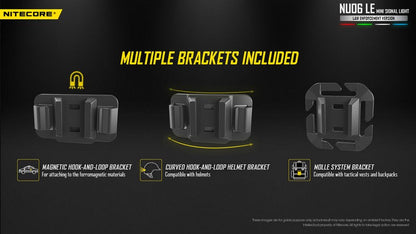 Lampe de Signalisation Nitecore NU06 LE – 15 Lumens  NYCTALOPE  