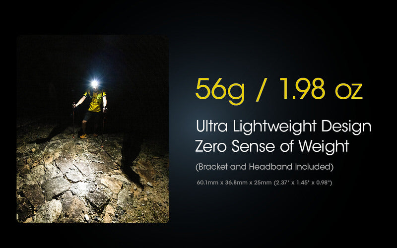 Lampe Frontale Nitecore NU25 – 400 Lumens