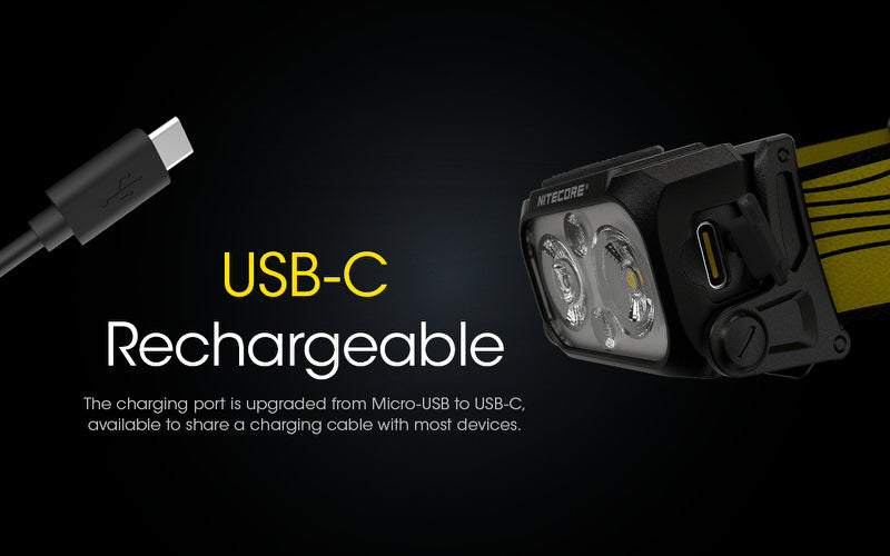 Lampe Frontale Nitecore NU25 – 400 Lumens  NYCTALOPE  