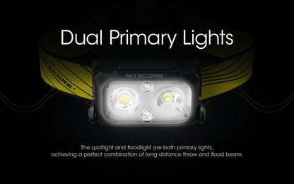 Lampe Frontale Nitecore NU25 – 400 Lumens  NYCTALOPE  