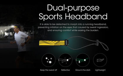 Lampe Frontale Nitecore NU25 – 400 Lumens  NYCTALOPE  