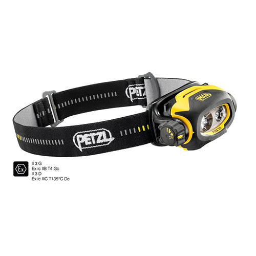 Lampe frontale Petzl PIXA 3R 90 Lumens – ATEX Rechargeable  NYCTALOPE  
