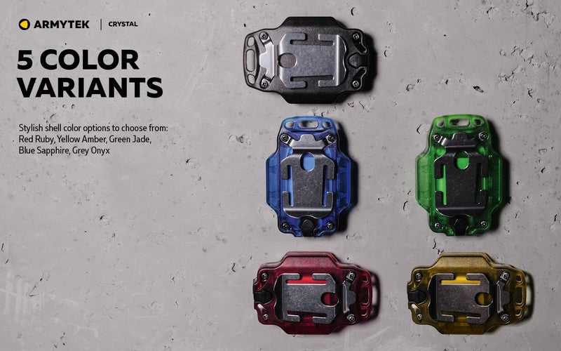 Lampe Armytek Crystal – 150 Lumens Blanc + 30 Lumens Rouge  NYCTALOPE  