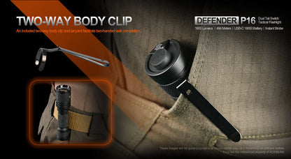 Lampe Torche Acebeam P16 – 1800 Lumens  NYCTALOPE  