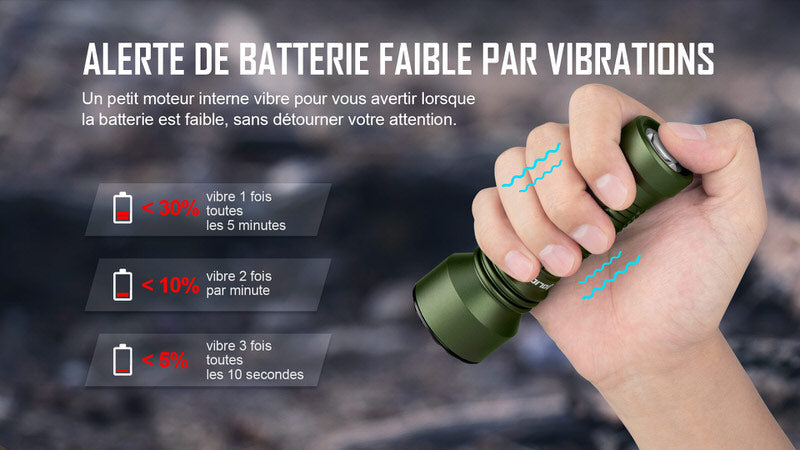 Lampe Torche EDC Olight Javelot Mini – 1000 Lumens  NYCTALOPE  