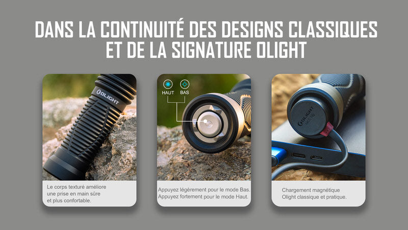 Lampe Torche EDC Olight Javelot Mini – 1000 Lumens  NYCTALOPE  