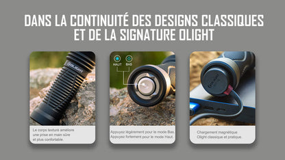 Lampe Torche EDC Olight Javelot Mini – 1000 Lumens  NYCTALOPE  