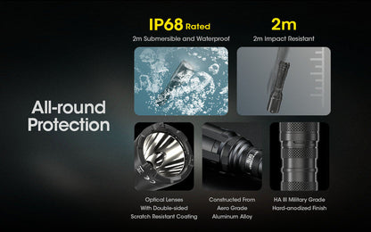 Lampe Torche Nitecore SRT6i – 2100 Lumens  NYCTALOPE  