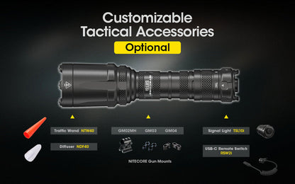 Lampe Torche Nitecore SRT6i – 2100 Lumens  NYCTALOPE  