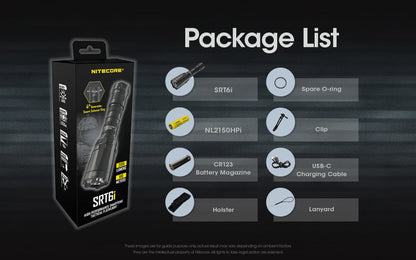 Lampe Torche Nitecore SRT6i – 2100 Lumens  NYCTALOPE  