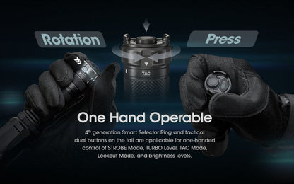 Lampe Torche Nitecore SRT6i – 2100 Lumens  NYCTALOPE  