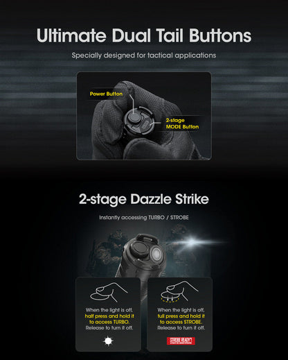 Lampe Torche Nitecore SRT6i – 2100 Lumens  NYCTALOPE  