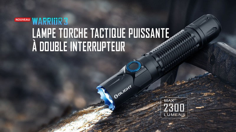 Lampe Torche Olight WARRIOR 3 S – 2300 Lumens