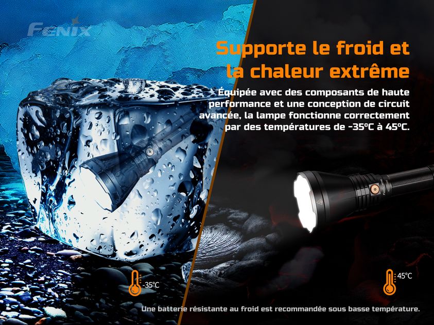 Lampe Torche Fenix HT18 – 1500 Lumens - NYCTALOPE