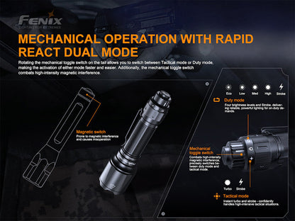 Lampe Torche Fenix TK22 TAC – 2800 Lumens  NYCTALOPE  