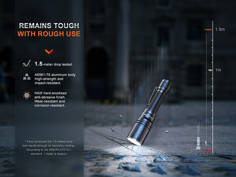 Lampe Torche Laser Fenix HT30R – 500 Lumens  NYCTALOPE  