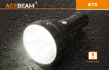 Lampe Torche Acebeam K75 – 6300 Lumens – Portée 2500 mètres  NYCTALOPE  