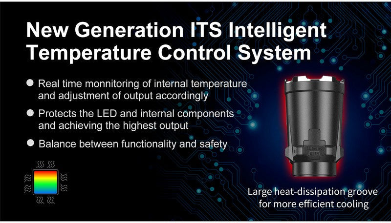 Lampe Torche Klarus XT11GT PRO V2 – 3300 Lumens tactique et rechargeable  NYCTALOPE  