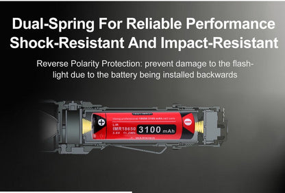 Lampe Torche Klarus XT11GT PRO V2 – 3300 Lumens tactique et rechargeable  NYCTALOPE  