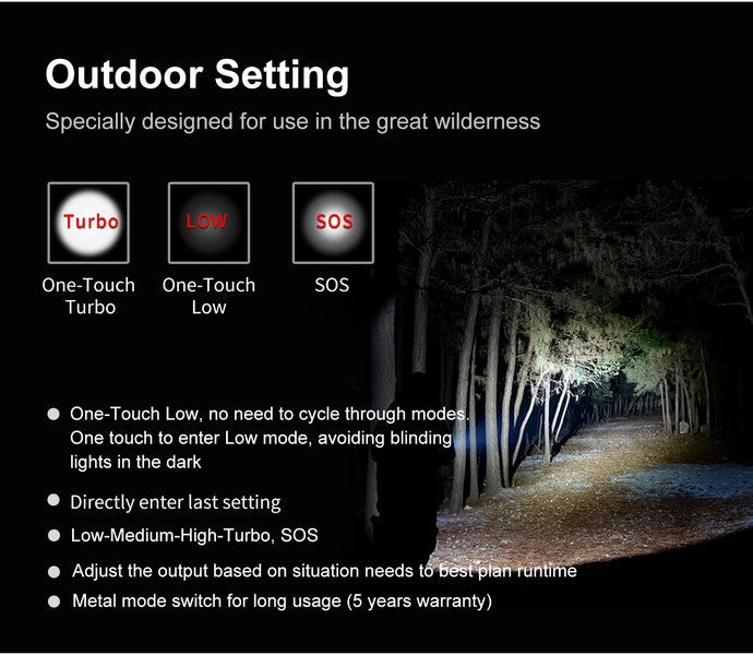 Lampe Torche Klarus XT11GT PRO V2 – 3300 Lumens tactique et rechargeable  NYCTALOPE  