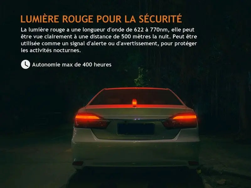 Lanterne Fenix CL26R – 400 Lumens - Rechargeable  NYCTALOPE  