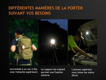 Lanterne Fenix CL26R – 400 Lumens - Rechargeable  NYCTALOPE  