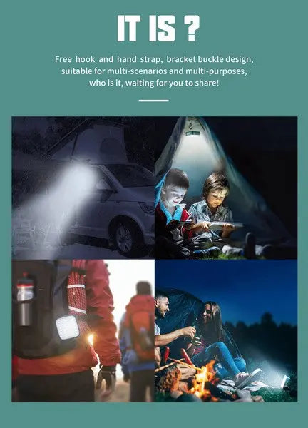 Lanterne + PowerBank Rechargeable Wuben F5 – 500 Lumens - NYCTALOPE