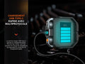 Lanterne multifonctions Fenix CL28R – 2000 Lumens – Lumière rouge  NYCTALOPE  