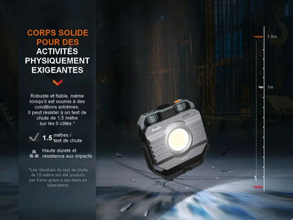Lanterne multifonctions Fenix CL28R – 2000 Lumens – Lumière rouge  NYCTALOPE  