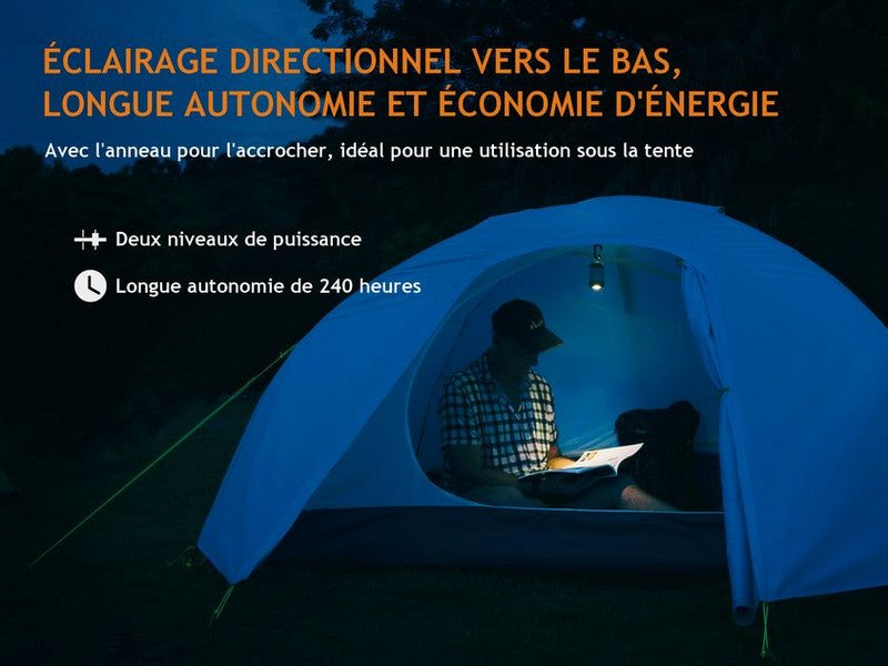 Lanterne Fenix CL26R – 400 Lumens - Rechargeable  NYCTALOPE  