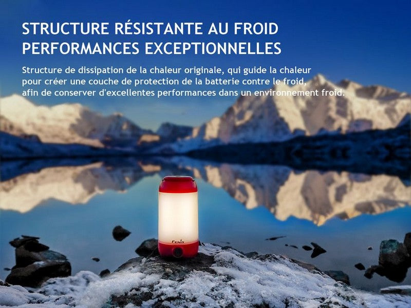 Lanterne Fenix CL26R – 400 Lumens - Rechargeable  NYCTALOPE  