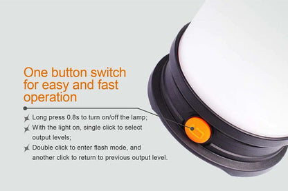 Lanterne Fenix CL30R – 650 Lumens - Rechargeable  NYCTALOPE  