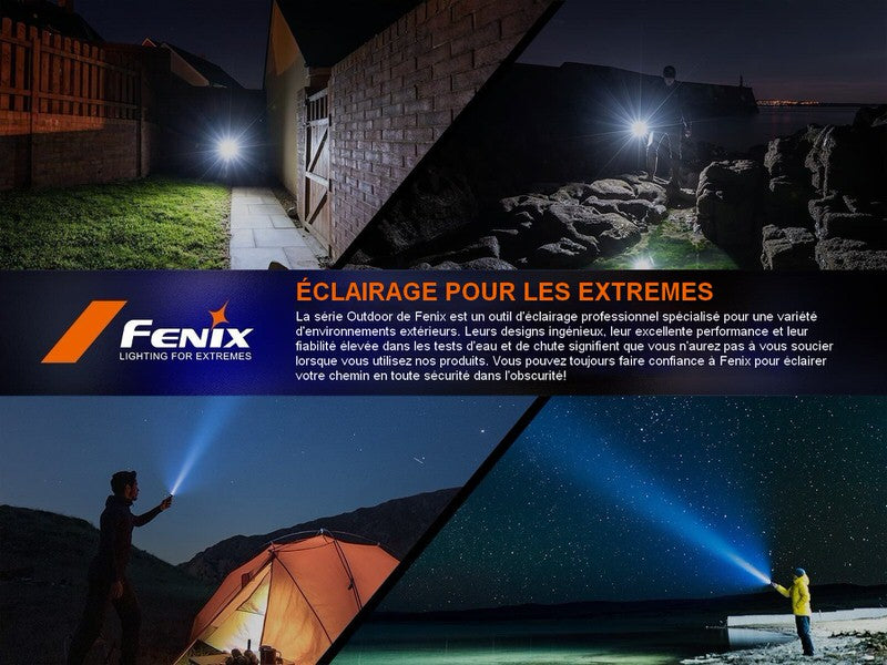 Lanterne multifonctions Fenix CL28R – 2000 Lumens – Lumière rouge