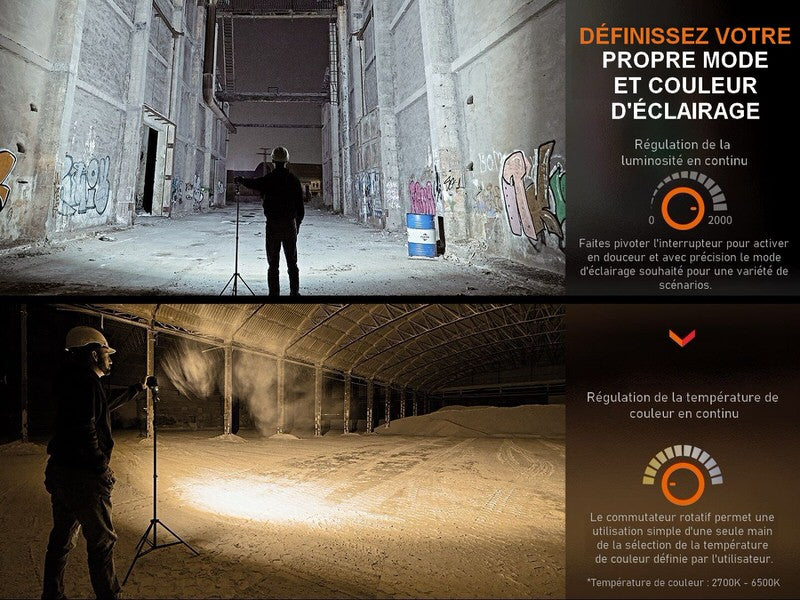 Lanterne multifonctions Fenix CL28R – 2000 Lumens – Lumière rouge  NYCTALOPE  