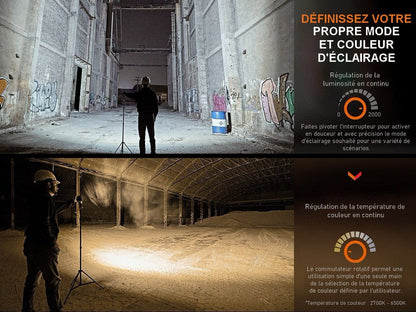 Lanterne multifonctions Fenix CL28R – 2000 Lumens – Lumière rouge  NYCTALOPE  