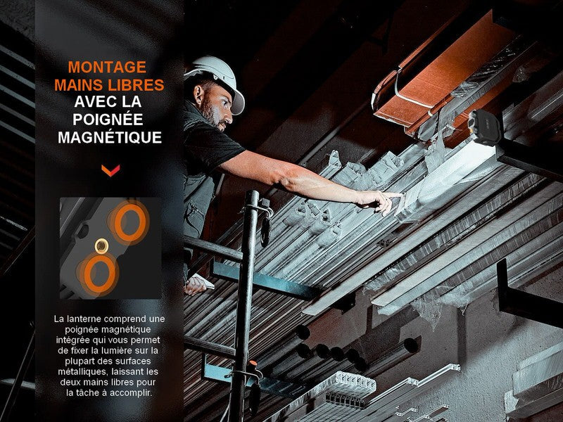 Lanterne multifonctions Fenix CL28R – 2000 Lumens – Lumière rouge  NYCTALOPE  