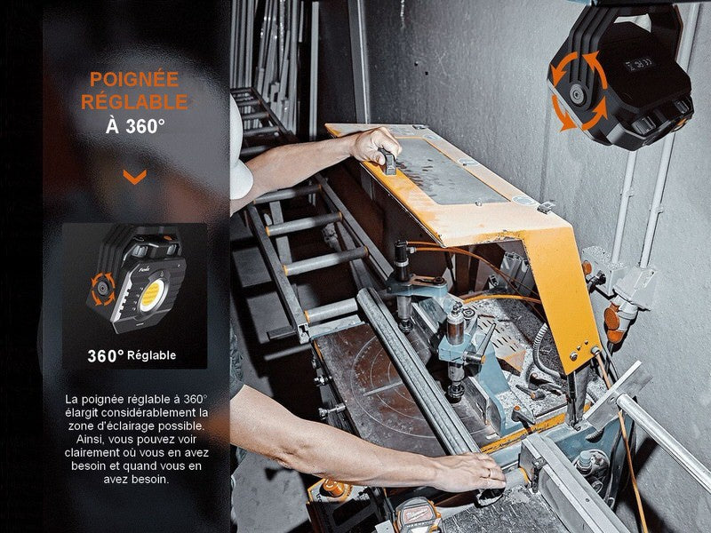 Lanterne multifonctions Fenix CL28R – 2000 Lumens – Lumière rouge  NYCTALOPE  